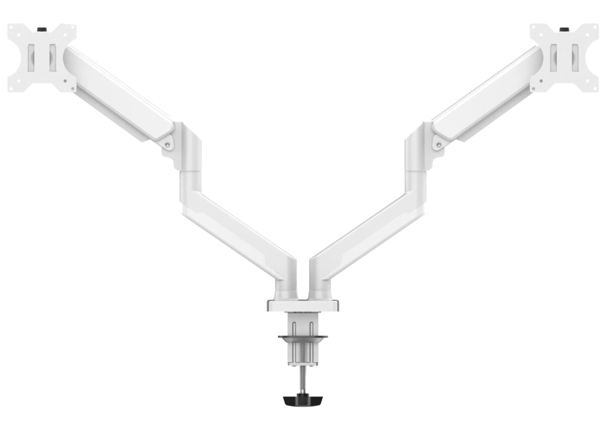 Brazo Articulador Para Dos Monitores Naceb (NAa-0215), Brazo Articulador Para Dos Monitores Na-0215 Blanco Dsa2102 ACCNCB1390_7_full