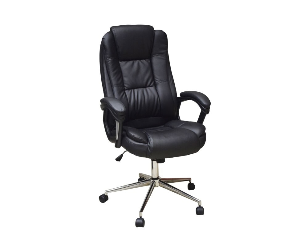 Silla Ejecutiva Naceb Technology Negro NA-0930N, Ejecutiva, Asiento acolchado, Negro, Vinipiel NA-0930N 2