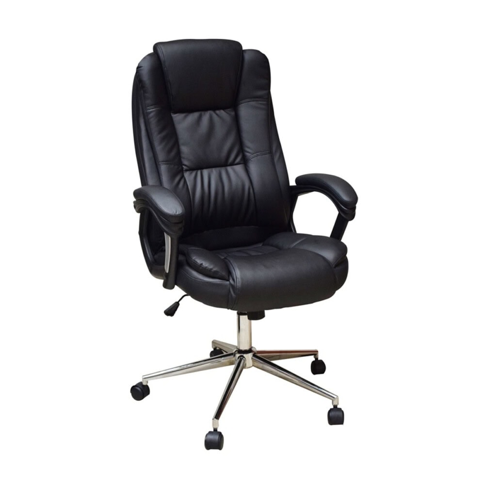 Silla Ejecutiva Naceb Technology Negro NA-0930N, Ejecutiva, Asiento acolchado, Negro, Vinipiel NA-0930N 6