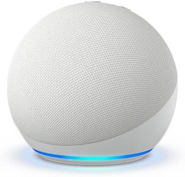 Amazon Echo Dot 5th Gen con asistente virtual Alexa AMZ-B09B94RL1R glacier white