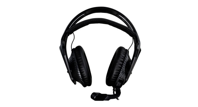 DIADEMA GAME FACTOR HSG500, MICRÓFONO REMOVIBLE, 3.5MM, ULTRA LIGERAS, CARBON FIBER