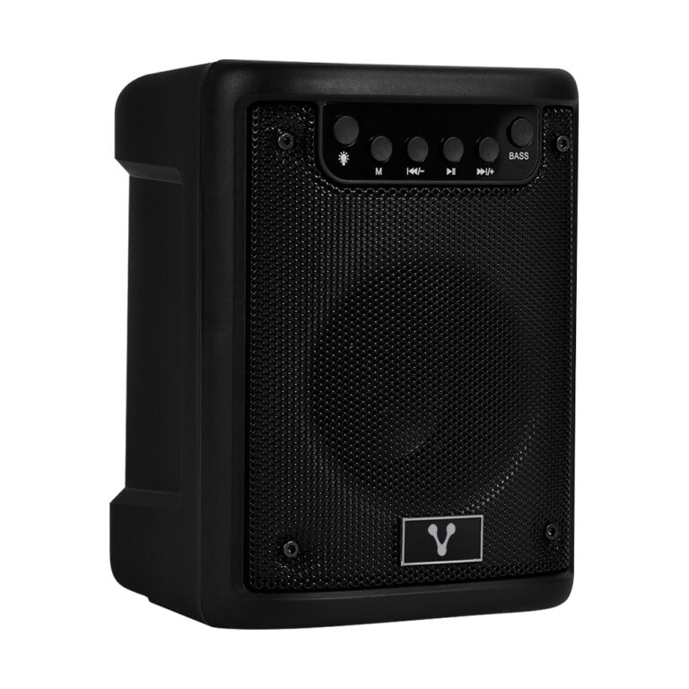 MINI BAFLE VORAGO KSP-180 NEGRO 3 PULGADAS 10WATTS RMS / RECARGABLE / TWS BT 4HRS CARGA USB TIPO C BOCVGO1900_2_full