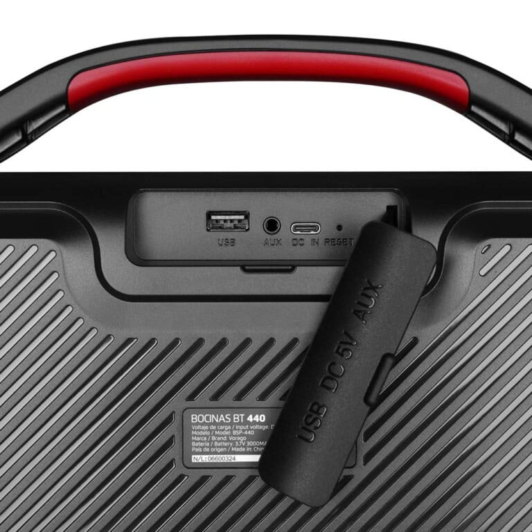 BOCINA VORAGO BSP-440 BLUETOOTH / USB / LUZ FRONTAL RGB / TWS / 20W RMS CON HASTA 5 HRS AUTONOMIA / IPX5 BOCVGO2020_11_full