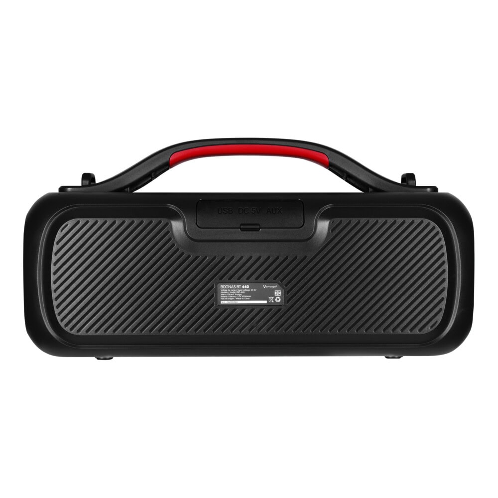 BOCVGO2020_4_full BOCINA VORAGO BSP-440 BLUETOOTH / USB / LUZ FRONTAL RGB / TWS / 20W RMS CON HASTA 5 HRS AUTONOMIA / IPX5 13