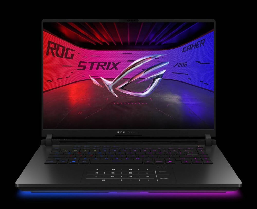ASUS ROG Strix SCAR 16 Intel Core Ultra 9 275HX, NVIDIA GeForce RTX 5080, 32GB de RAM DDR5 SSD de 2TB. pantalla de 16 pulgadas WUXGA con Windows 11 Home 90NR0LG1-M00BM0 1