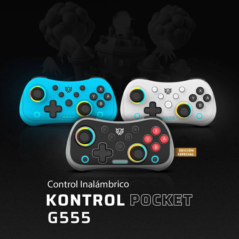 Gamepad control Inalámbrico BALAMRUSH POCKET G555 Blanco. Conexión Bluetooth 5.0 Dual Mode + Alámbrico BR-942560 4