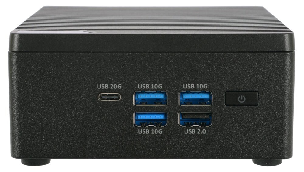 MINI PC ECS LIVA Z7 PLUS, CPU INTEL ULTRA 5 125H, BARBONE, RAM 2 x SO-DIMMs DDR5 (HASTA 96GB), ROM 1 x M.2 2280 PCIe (HASTA 1TB), SIN SISTEMA OPERATIVO. 95-653-QG9003 3