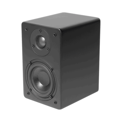 Altavoz de Estantería | Woofer de 4'' | Tweeter de 1 | Acabado negro mate | 40 watts | 8ohms