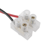 Cable de Alimentación con Conector Macho a Bloque de Terminal Atornillable / Calibre 18 AWG / Longitud 28.5 cm (11.22 Pulgadas) / Ideal para Alimentación de Cámaras DCCORD1-AD-1-l