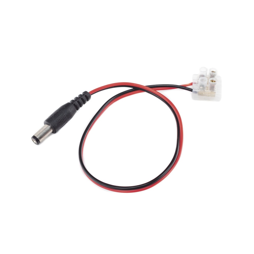 DCCORD1-AD-2-l Cable de Alimentación con Conector Macho a Bloque de Terminal Atornillable / Calibre 18 AWG / Longitud 28.5 cm (11.22 Pulgadas) / Ideal para Alimentación de Cámaras DC-CORD1 3