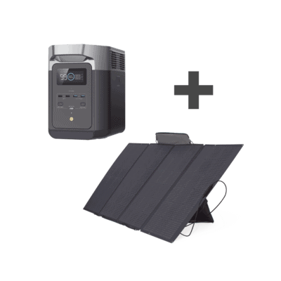 Kit de Estación de Energía Portátil 2048Wh + Panel Solar Flexible 400W