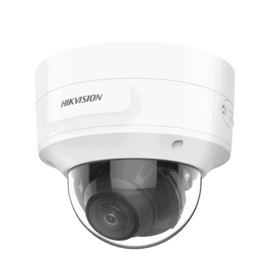 Domo IP 4 Megapixel / Lente Mot. 2.7 a 13.5 mm / 40 mts IR EXIR / Exterior IP66 / IK10 / DARKFIGHTER / Audio y Alarma I/O / PoE+ / ONVIF / Micro SD / 4 Analíticos: AcuSense, Deteccion Facial, Conteo de Personas por Cruce y Zona