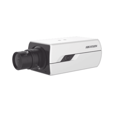 Camara Box IP 4 Megapixel / Serie PRO / DARKFIGHTER / PoE / 12 Vcc o 24 VCA / WDR 120 dB / ONVIF / RS-485 / BLC /  Entrada y Salida de Audio y Alarmas (No Incluye Lente) / Micro SD