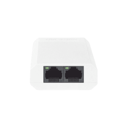 Extensor PoE+ (30 Watts Entrada) / 1000 Mbps con 2 Salidas PoE+ (30 Watts Totales de Salida) / Uso Interior / Podemos Alimentar 2 Cámaras IP