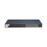 Switch Gigabit PoE+ / Administrable / 16 Puertos 1000 Mbps PoE+ (4 Puertos PoE++ 90 W) / 2 Puertos 1000 Mbps de Uplink / 2 Puertos SFP / Configuración Nube Hik-PartnerPro / Modo Extendido hasta 300 Metros / 230 W DS3E1520HPSI16P2T2F-l