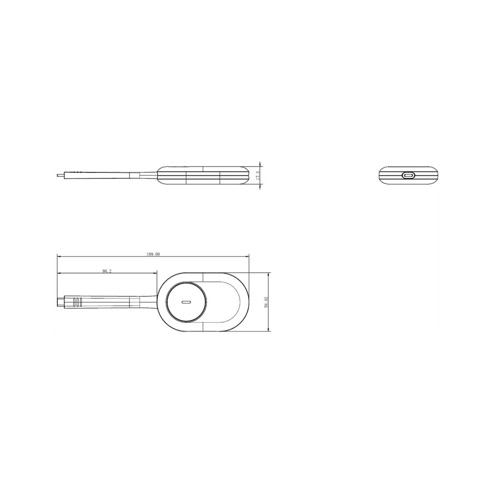 DSD5SC3BB-AD-3-l Dongle (Adaptador) de Proyección Inalambrica Para Pantallas Interactivas HIKVISION Serie DS-D5CxxRB/B / Compatible con Windows y Mac / Conector Tipo C (Incluye Adaptador USB-A - USB-C) DS-D5SC3B-B 4