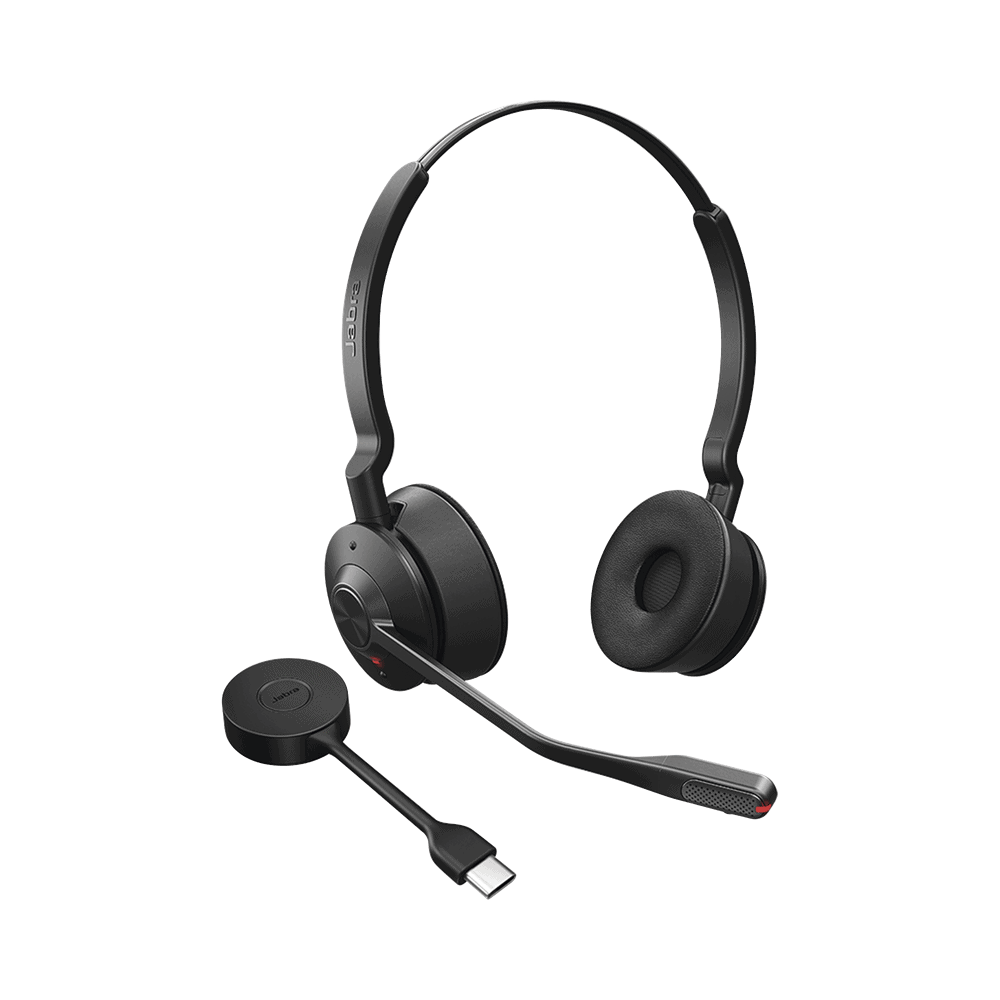 ENGAGE55MSSTEREOA-l Jabra Engage 55, Auricular stereo versión MS con aislamiento de ruido activa, adaptador DECT USB-A (9559-450-125) ENGAGE55-MS-STEREO-A 1