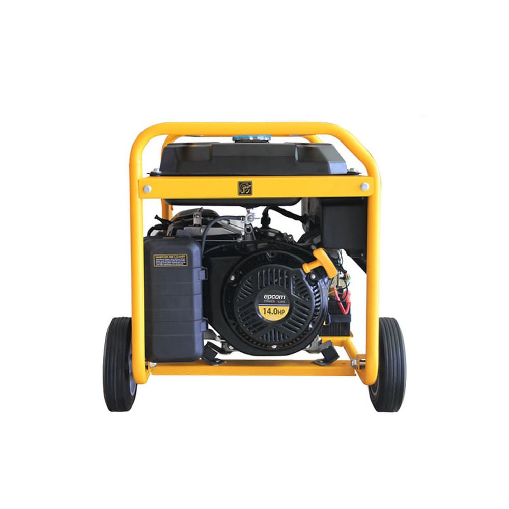 EPGEN7000-FRENTE-l Generador a Gasolina / Planta de Emergencia de 6.5KW, 220Vac 2 Fases, Jaula con Ruedas para Fácil Traslado y Encendido Electrónico EPGEN7000 2