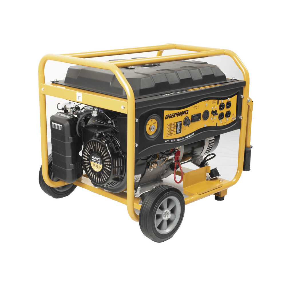 EPGEN7000ATS-AD-3-l Generador a Gasolina / Planta de Emergencia con Encendido Automático, 6.5KW, 220Vac 2 Fases, Jaula con Ruedas para Fácil Traslado EPGEN7000ATS 4