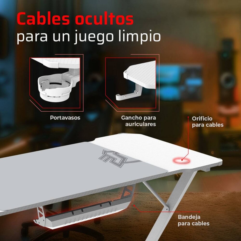 ESCBLR030_3_full Escritorio Gaming Olympus Spot MRX4000 Balam Rush Mesa Gamer, Incluye un Tapete de 80x55 cm Antideslizante 4