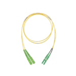 Jumper de Fibra Optica Monomodo 9/125 OS2, SC/APC-LC/APC Duplex, OFNR (Riser), Color Amarillo, 2 Metros (6.56 Pies) F92ERANB1SNM002-l