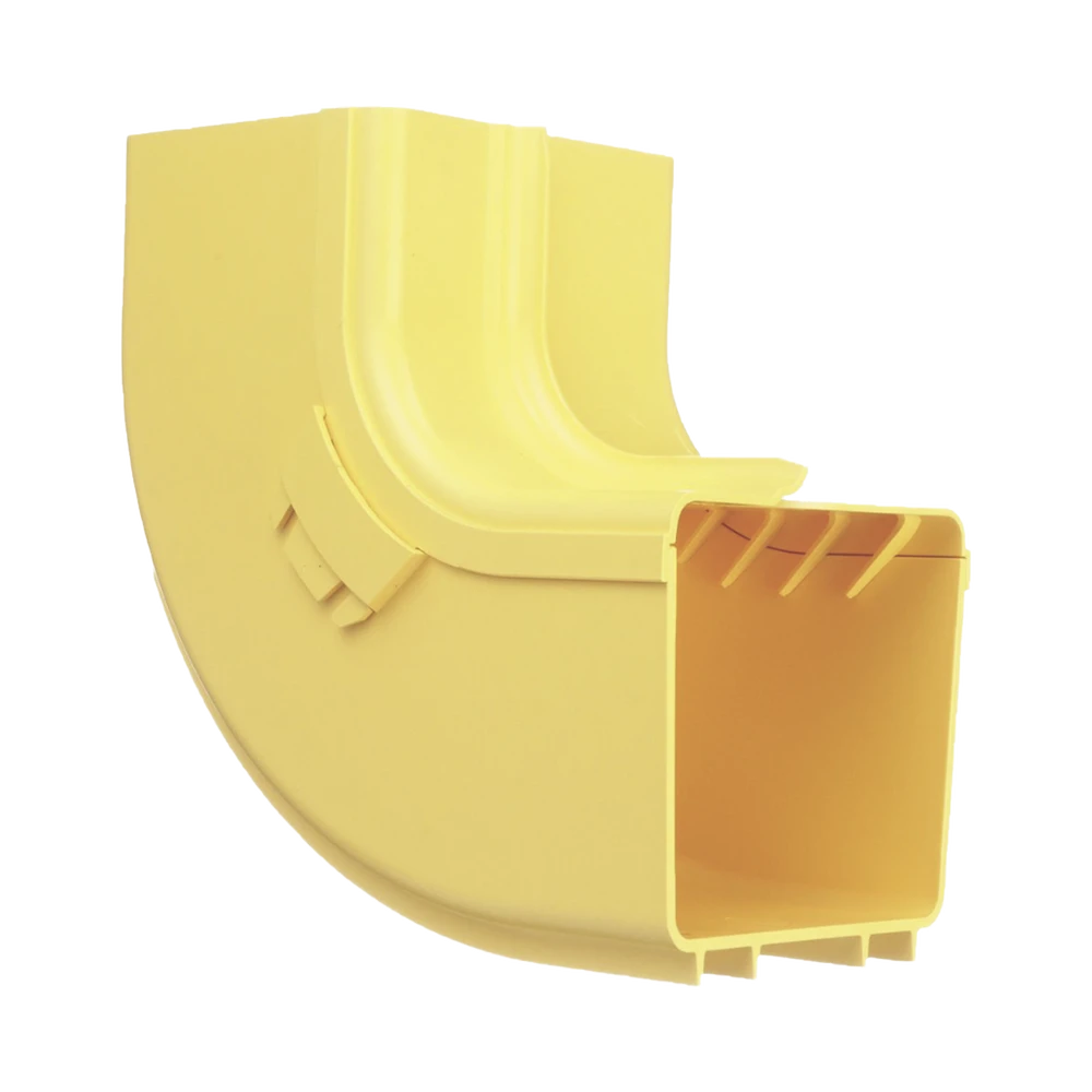 FRIVRA4X4LYL-AD-1-l Bajada Vertical Interior de 90º con Tapa, Para uso con Canaletas 4X4 FiberRunner™, Color Amarillo FRIVRA4X4LYL 2