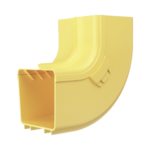 Bajada Vertical Interior de 90º con Tapa, Para uso con Canaletas 4X4 FiberRunner™, Color Amarillo FRIVRA4X4LYL-l
