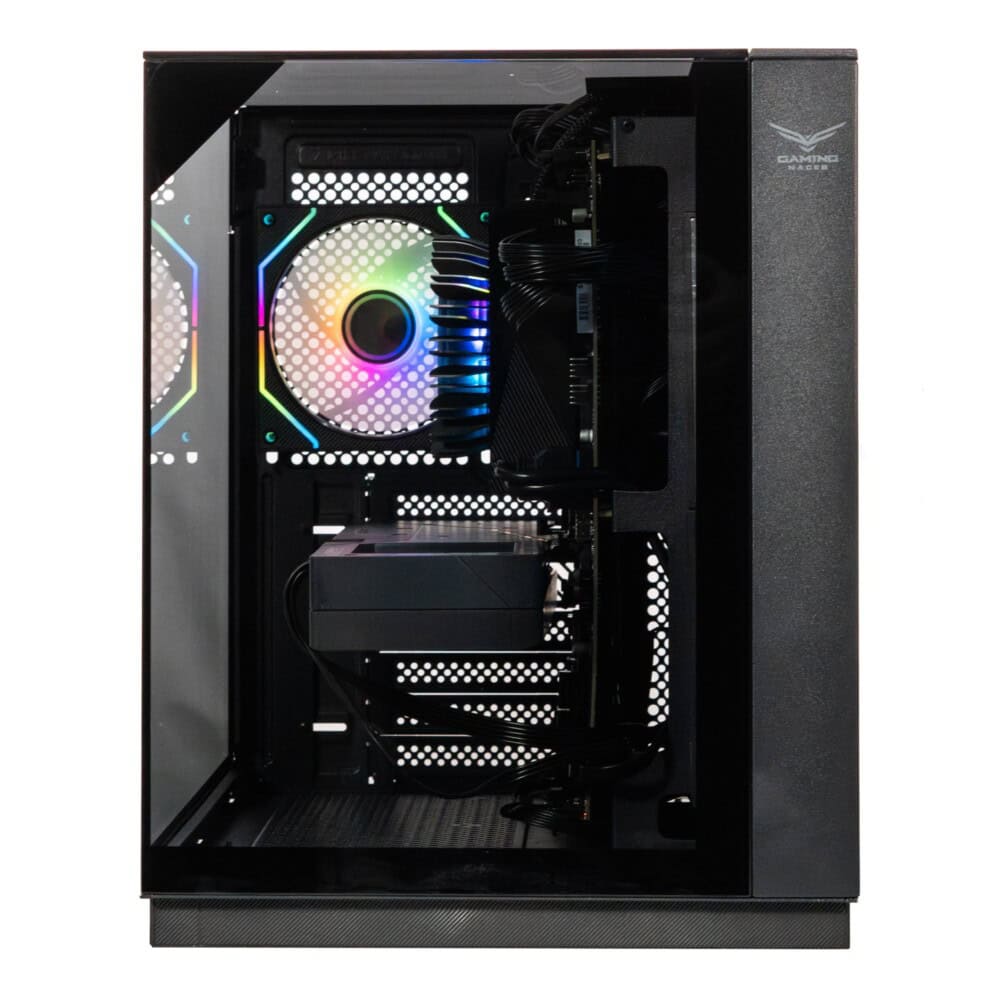 GABINETE GAMER ITX, MicroATX, ATX CRISTAL TEMPLADO, Ventiladores 2 Frontales, 1 Posterior ARGB, USB 3.0 x1, USB C x1, USB 1.1 x1 HD Audio x1 NA-0638 NA-0638 1