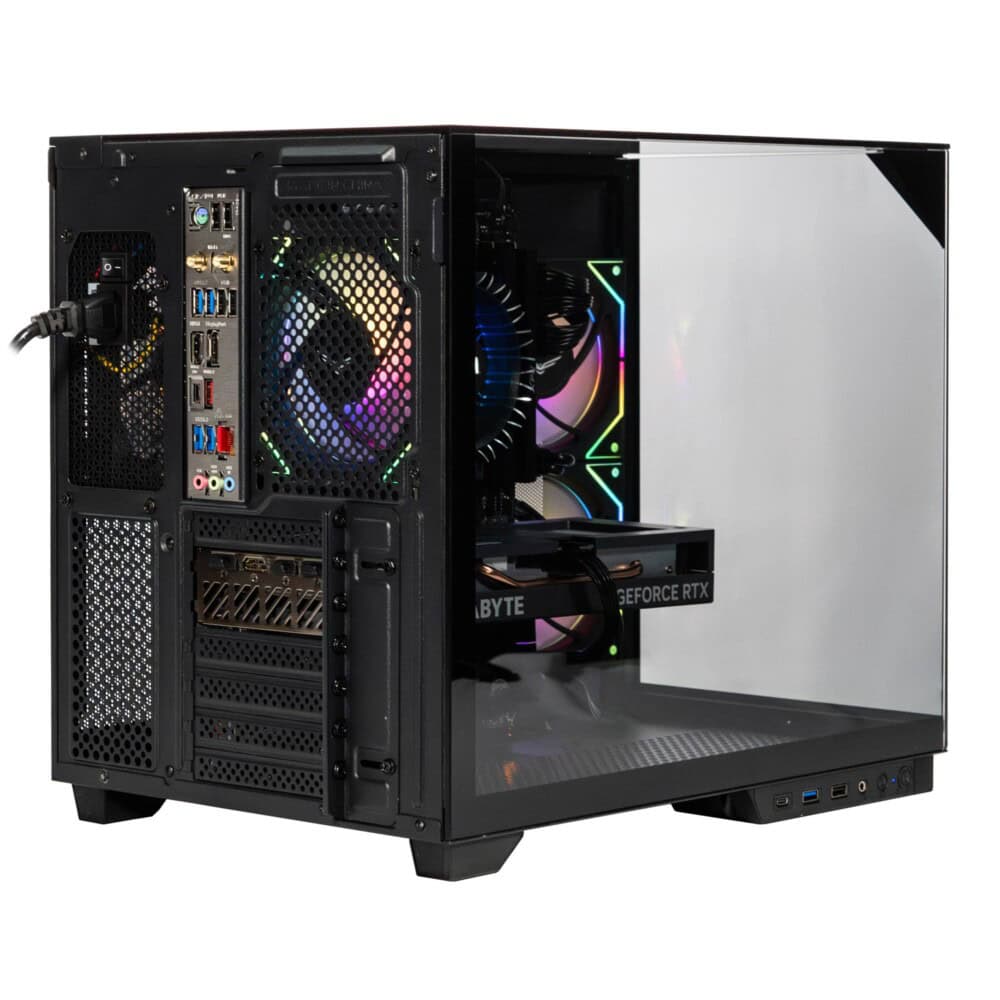 GABINETE GAMER ITX, MicroATX, ATX CRISTAL TEMPLADO, Ventiladores 2 Frontales, 1 Posterior ARGB, USB 3.0 x1, USB C x1, USB 1.1 x1 HD Audio x1 NA-0638 NA-0638 4