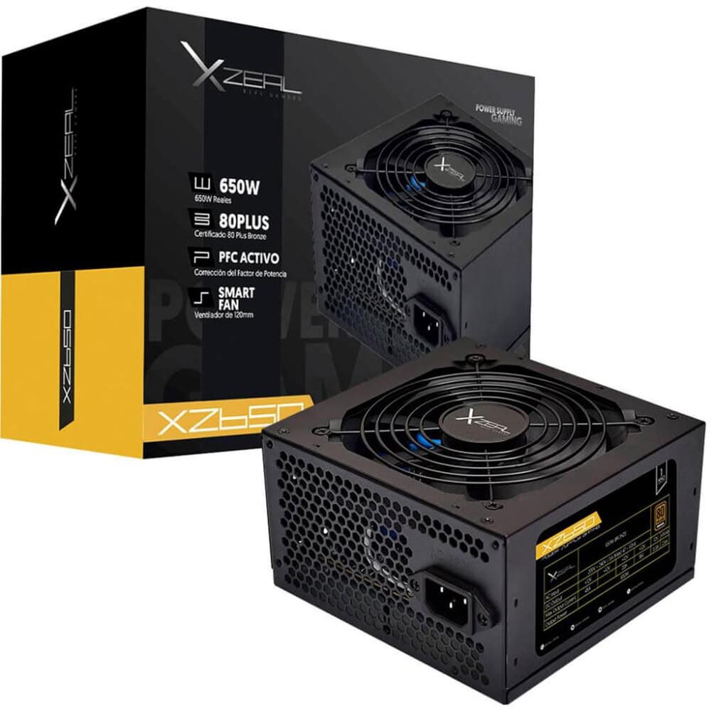 Fuente De Poder Xzeal 650W. XZPS650B XZPS650B 9