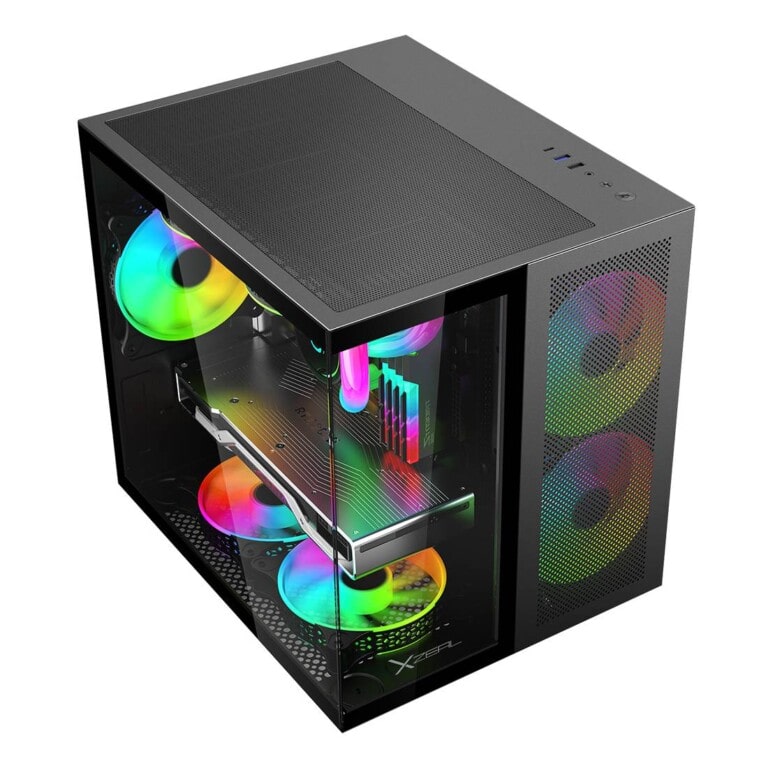 Gabinete CUBO GAMER CXi1 Negro. XZGAMC1B GABSTY250_3_full