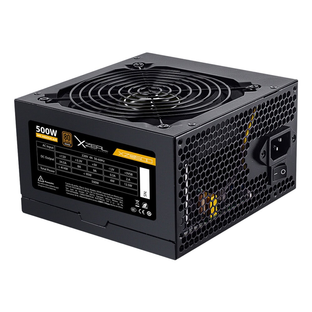 GABSTY280_3_full FUENTE DE PODER XZ500 ATX 500W NEGRO. XZPS500B 4