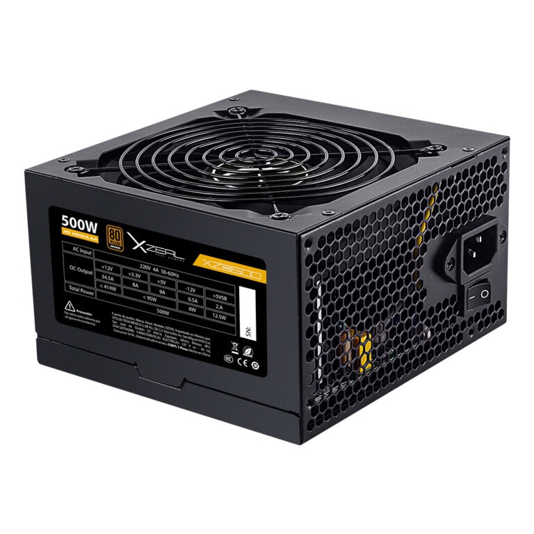 FUENTE DE PODER XZ500 ATX 500W NEGRO. XZPS500B GABSTY280_3_full
