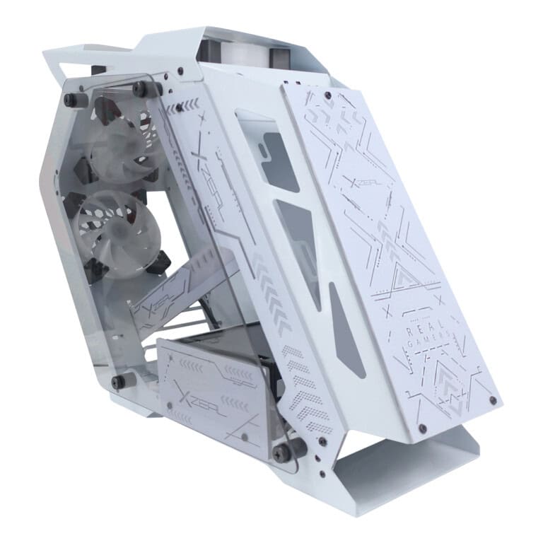 Gabinete Gamer Micro ATX/Mini ITX IR02 XZGAIRRGBW Blanco. GABSTY300_4_full
