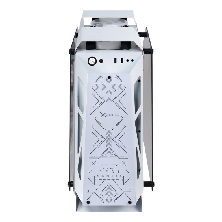 Gabinete Gamer Micro ATX/Mini ITX IR02 XZGAIRRGBW Blanco. GABSTY300_8_full