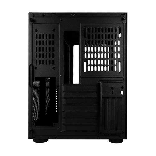 GABVGO310_2_full Gabinete GAME FACTOR CSG700, Midi-Tower, PC, Acero, Vidrio templado, ATX, EATX, ITX, micro ATX, Negro 3