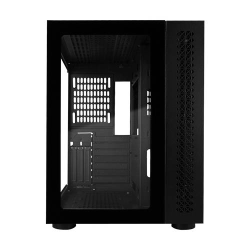 GABVGO310_3_full Gabinete GAME FACTOR CSG700, Midi-Tower, PC, Acero, Vidrio templado, ATX, EATX, ITX, micro ATX, Negro 4