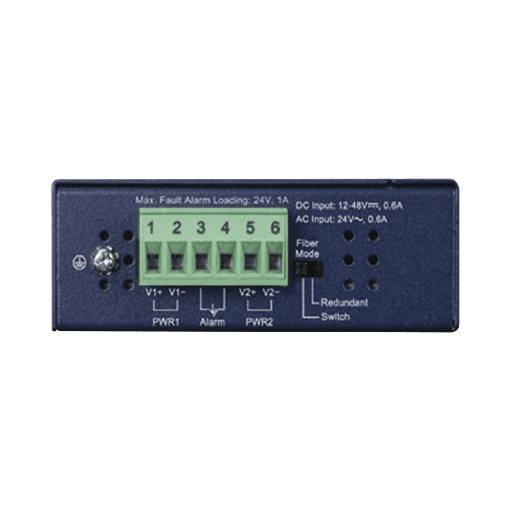 IGT1205AT-AD-1-l Convertidor de Medios Industrial de 1 Puerto Ethernet 10/100/1000 Base-T a 2 Puertos SFP 100/1000/2500 Base-X IGT-1205AT 3
