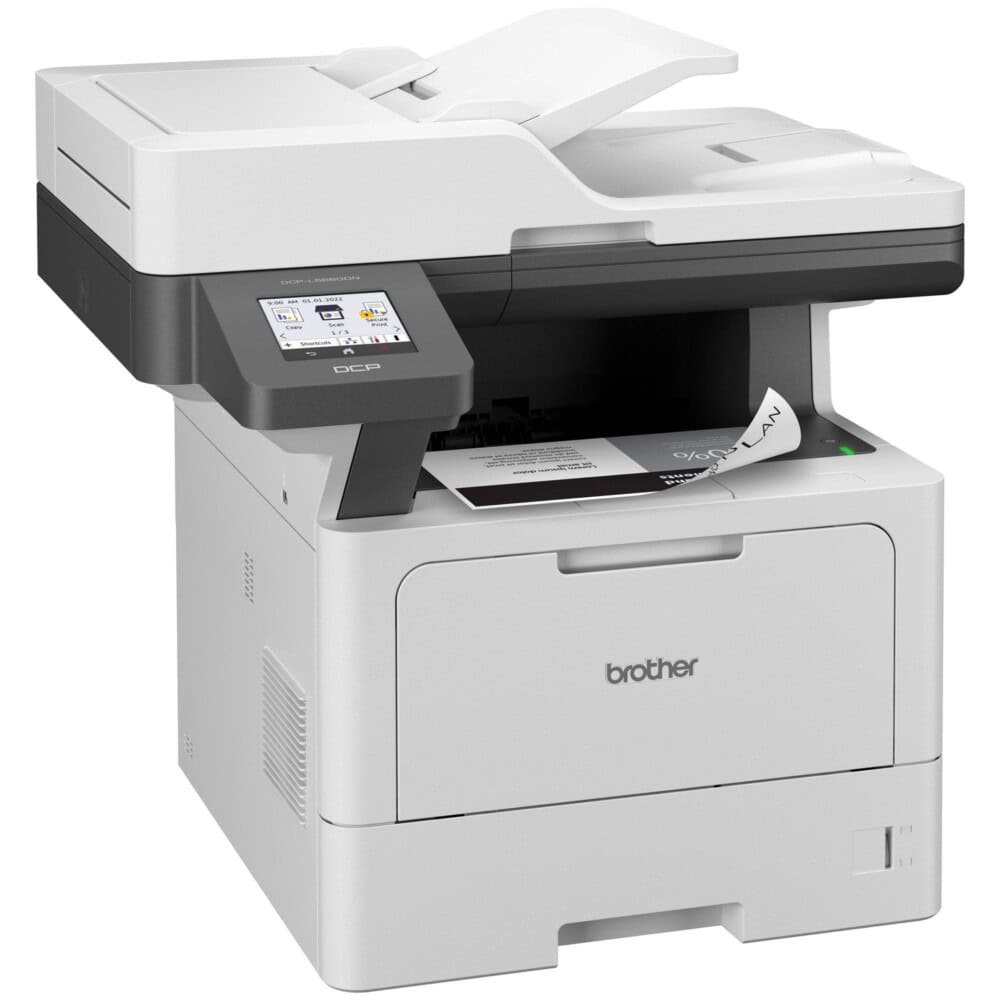 Multifuncional Láser Monocromático Brother Valor DCPL5660DN, 50 ppm, Full Dúplex, Gigabit Ethernet, USB 2.0, Cama Plana Oficio, Tóner de hasta 11,000 págs DCPL5660DN 3
