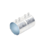 Cople 1 1/2" (38mm) con tornillo pared delgada galvanizado etiqueta verde JUPD112COP-AD-1-l