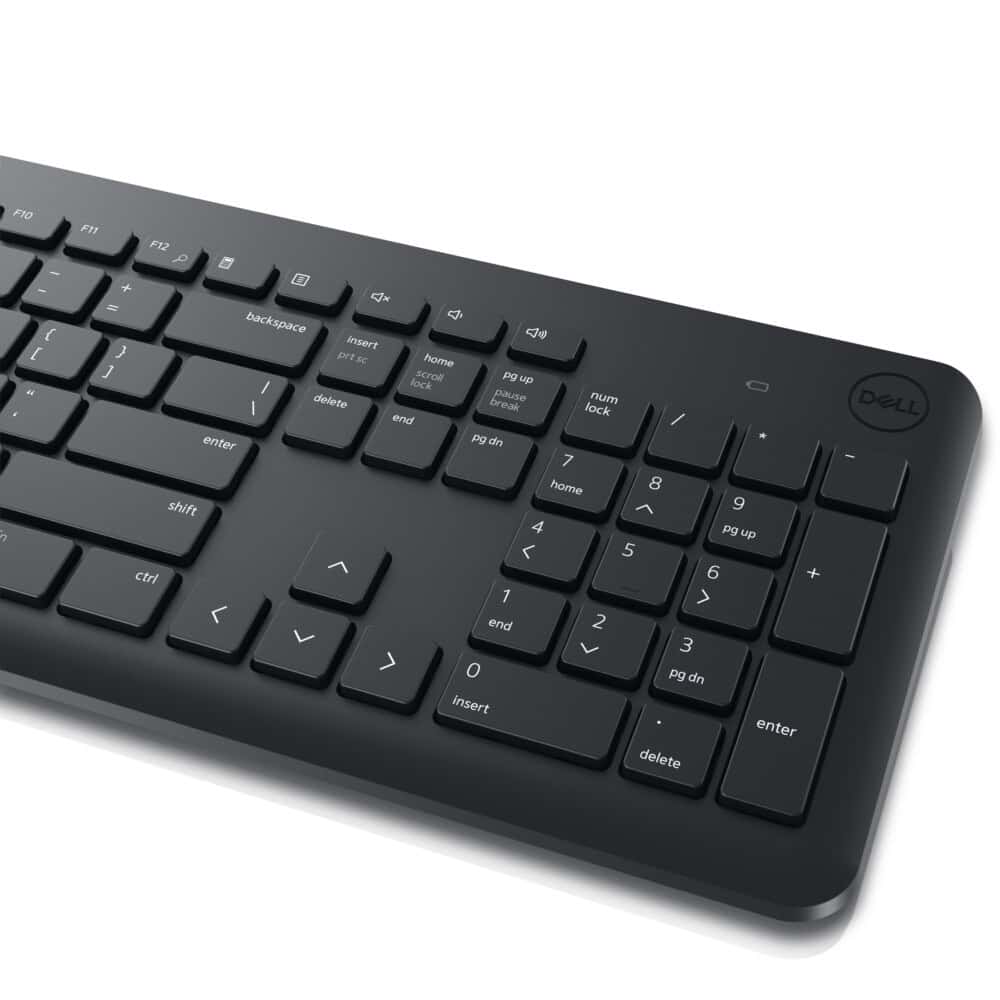 Kit Teclado y Mouse DELL 580-AKCU, Español, Negro, 1000 PPP KM3322W 12