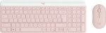 Kit Teclado y Mouse LOGITECH , Rosa, 10 m KITLOG1010_3_full