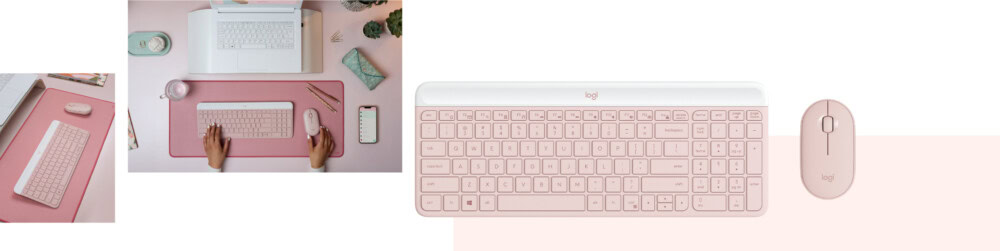 KITLOG1010_9_full Kit Teclado y Mouse LOGITECH , Rosa, 10 m 920-011312 8