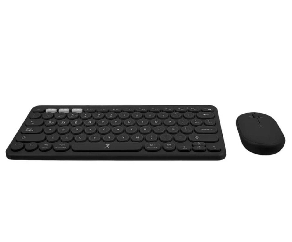 Kit de Teclado y Mouse Inalámbrico Bluetooth Dual 2.4GHz Froyo Color Negro| PERFECT CHOICE PC-201397 3