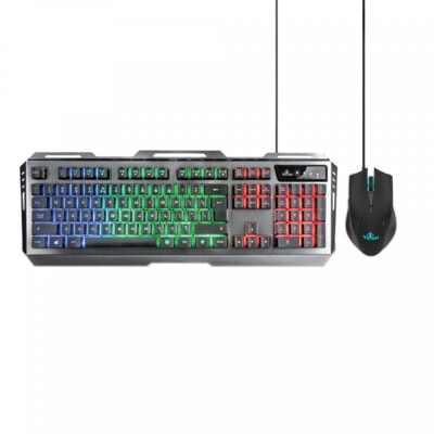 YEYIAN KIT DE TECLADO Y MOUSE GAMER PHOENIX SERIE 3000, 105 TECLAS, RETROILUMINACION LED, USB, MOUSE 6 BOTONES, SENSOR PIXAT - MODELO. YKP-20706