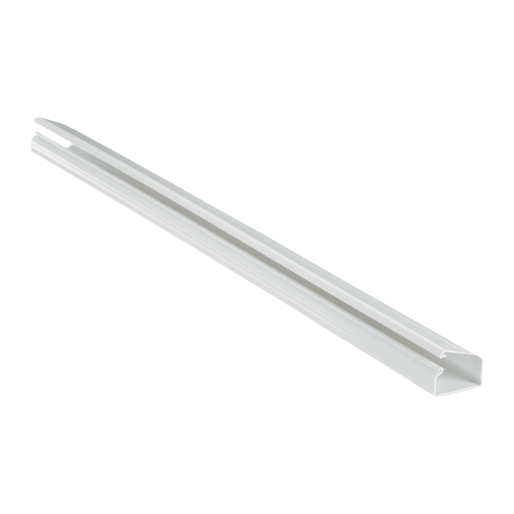 LD10WH6A-l Canaleta LD10 de PVC rígido, con cinta adhesiva para instalación sin herramientas, de 38.4 x 24 x 1828.8 mm, Color Blanco LD10WH6-A 1