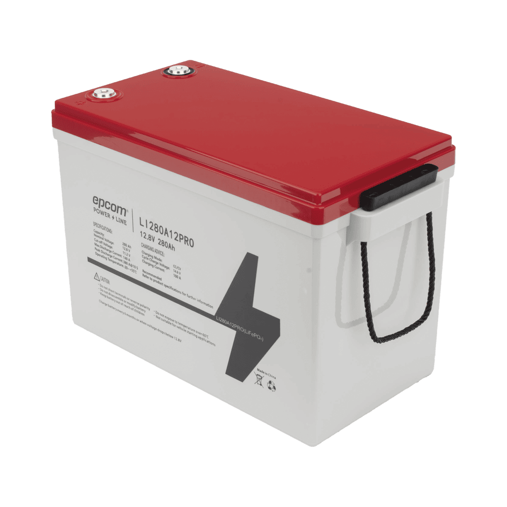 LI280A12PRO-AD-1-l Batería de Litio Ciclo Profundo, 12.8 Vcc 280Ah, 6000 ciclos, LiFePO4 , Solar, Marina, Máximo 140 A de Descarga LI280A12PRO 2