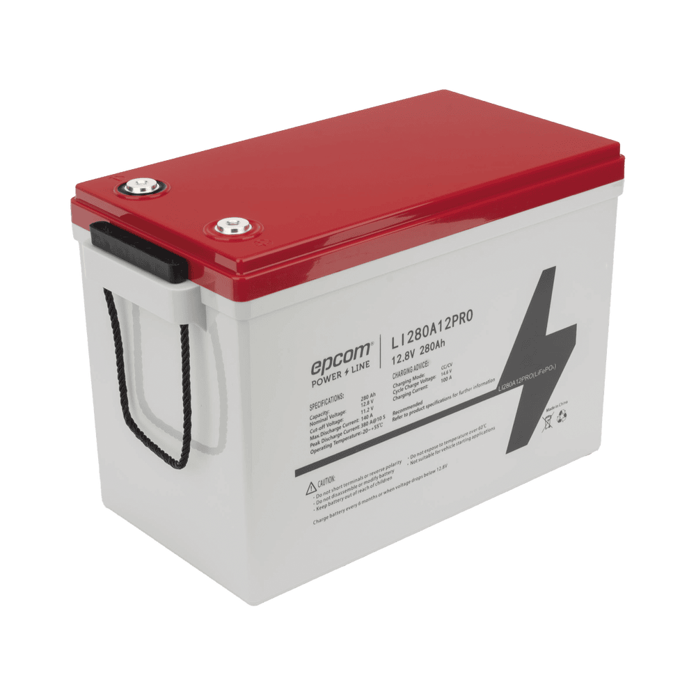 LI280A12PRO-AD-2-l Batería de Litio Ciclo Profundo, 12.8 Vcc 280Ah, 6000 ciclos, LiFePO4 , Solar, Marina, Máximo 140 A de Descarga LI280A12PRO 3