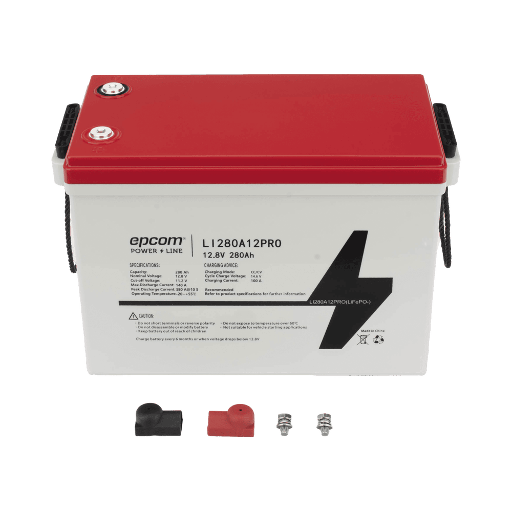 LI280A12PRO-AD-3-l Batería de Litio Ciclo Profundo, 12.8 Vcc 280Ah, 6000 ciclos, LiFePO4 , Solar, Marina, Máximo 140 A de Descarga LI280A12PRO 4