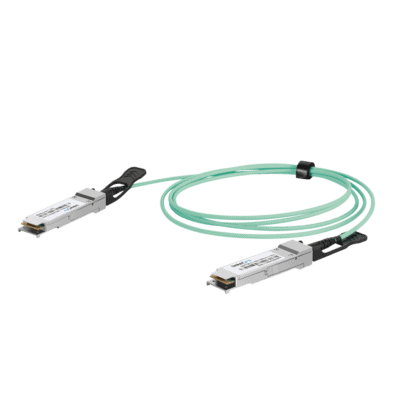 Cable AOC QSFP28 de 100 Gbps a 100 Gbps / Cable de fibra óptica Activo / Longitud: 2 metros
